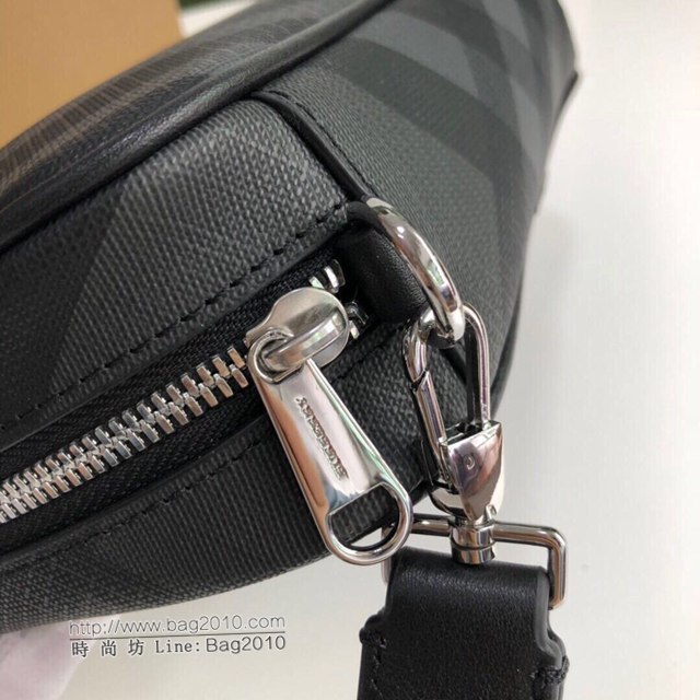 Burberry專櫃新款手包 巴寶莉London格紋男士拉鏈手拿包  db1027